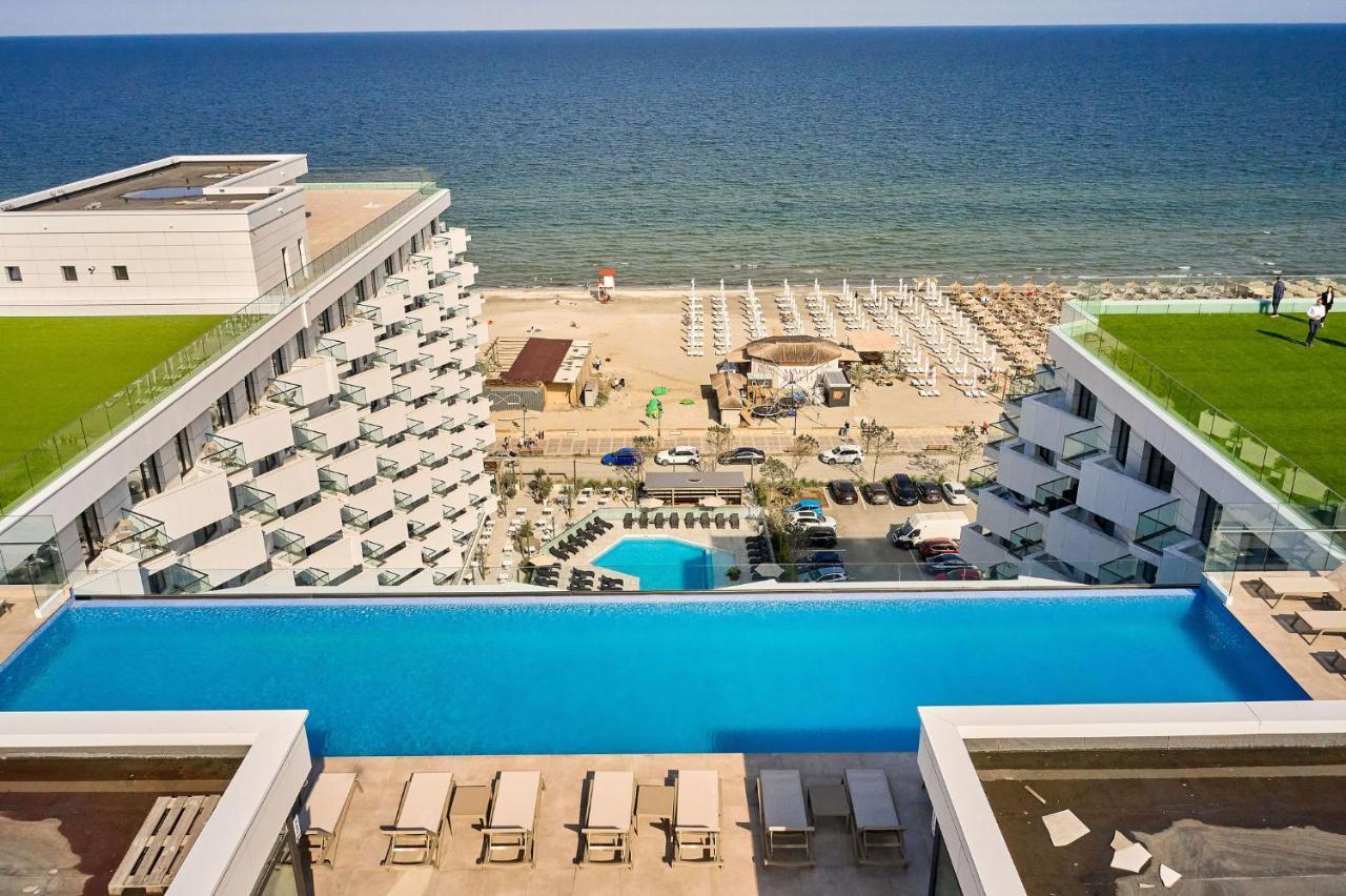 Studio Cornelia Seaview Spa&Pool In Infinity Beach Resort Mamaia Bagian luar foto